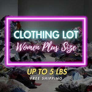 Women Plus Size Clothing 5 Pound Reseller Bundle Lot